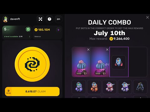 How to unlock Pixel tap daily combo today (July 10th) | How to verify your account and level up