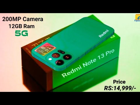 Redmi Note 13 Pro Max - 200MPCamera, 6000 mAh. Battery, 12GB Ram, 256GB, 5G, Ultra HD, Get A Website