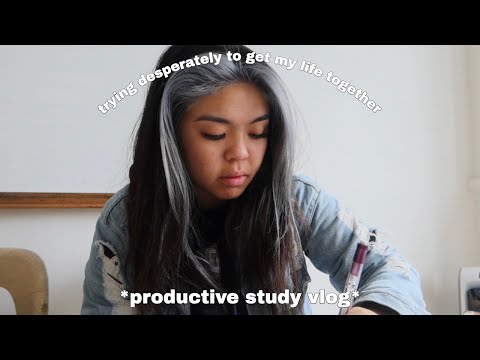 *PRODUCTIVE* study vlog 📚: learning korean / hangul & content planning