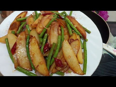 New Style Butter Garlic Potato Snacks! Its So Delicious! Rosted Potato With Beans ! Potato Recipes