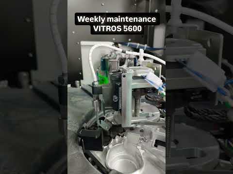 Weekly maintenance VITROS 5600        #vitros #status #biochemistry