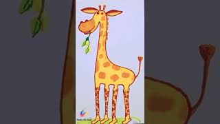 Giraffe Drawing | Cute drawing