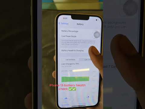 I phone battery health check ✅✔️#short #shorts #trending  #tech #tichannel #iphonebatteryhealth