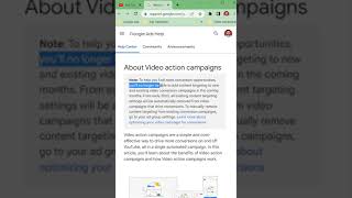 No longer be able to add Content Targeting to new and existing Video Conversion Campaigns