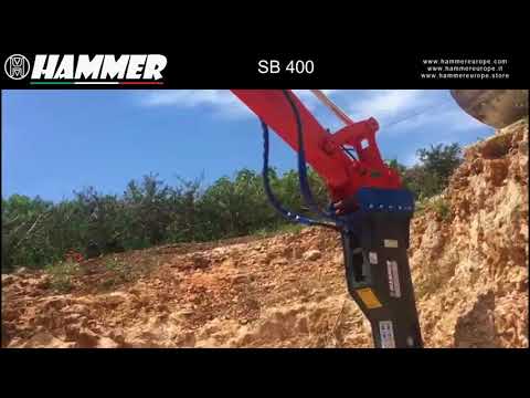 Hammer SB 400 at work in italy