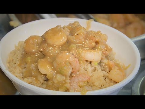 傳統古早味小吃 台南蝦仁飯 - 台灣美食│Shrimp Rice - Taiwanese Food