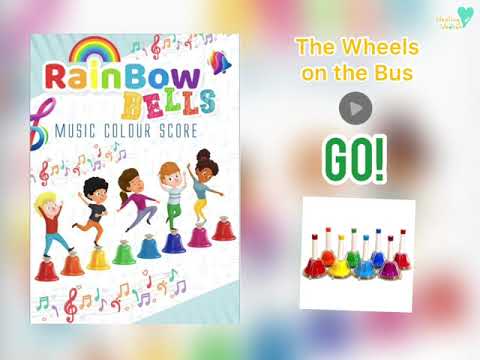 The Wheels on the Bus | Rainbow Bells Colour Score