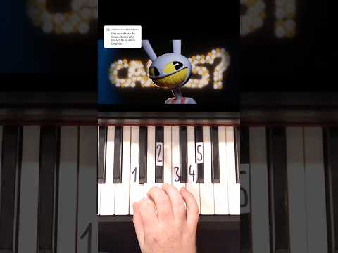 Knock knock who Cares ? Jax Song Piano Tutorial #shorts