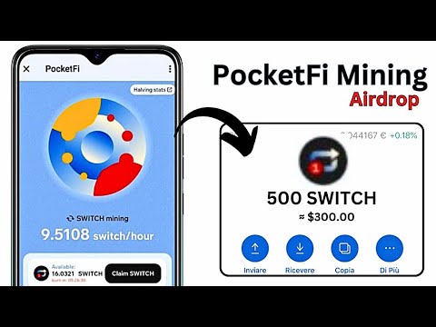 PocketFi Airdrop - Claim Free 60 SWITCH Token on Telegram | Switch Mining