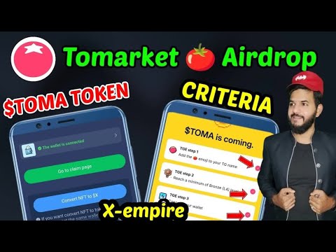 Tomarket 🍅 tomato withdrawal Premium user ｜ 2 lakh user list 100% confirm｜ Tomato Airdrop X empire