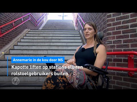 😡 Kapotte liften op stations sluiten rolstoelgebruikers buiten | Hart van Nederland