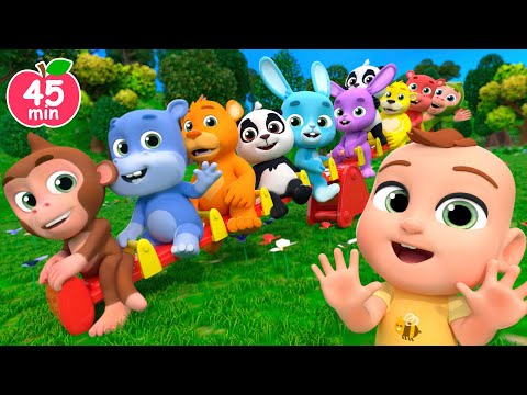 Count Ten Little Animals Song +More Lalafun Nursery Rhymes & Kids Songs