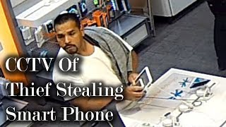 Thief Caught On CCTV Camera Stealing Smartphone | Surveillance Video