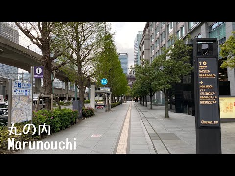 4K a-Walk&Ride in Tokyo Marunouchi (PM) 東京都 丸の内 (夕方)