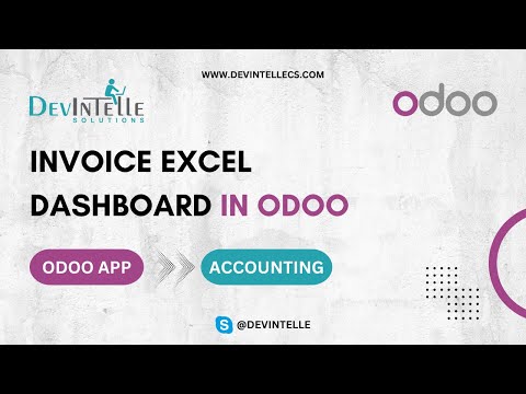 Odoo Invoice Excel Dashboard | Accounting Dashboard