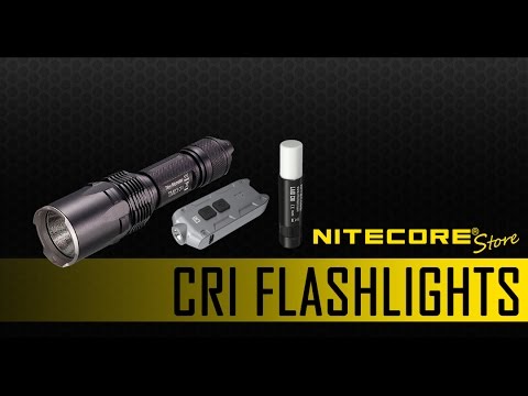 (Discontinued) Nitecore CRI Flashlights & Lanterns - LA10 CRI, TIP CRI and TM03 CRI