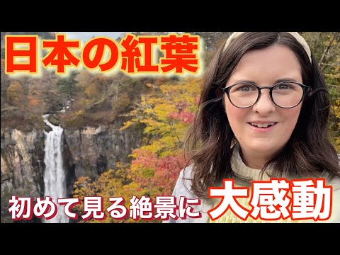 【秋の魅力】日本を愛する外国人妻と初めて日光に紅葉狩りへ🍁絶景を前に感動しすぎて…【海外の反応】