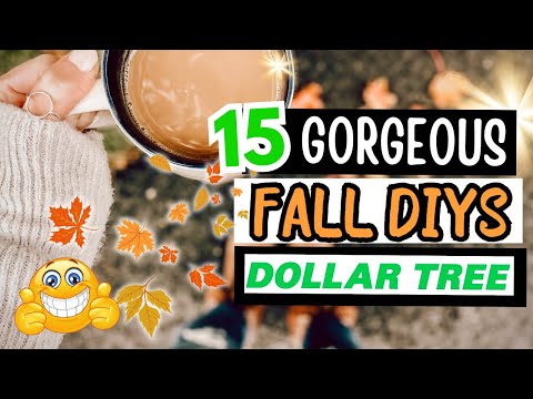 Dollar Tree 2024 FALL DIYS to TRY! | Beautiful FALL Home Decorations