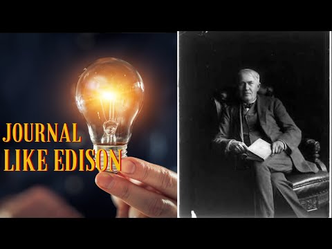 How To Journal Like Thomas Edison | 4 steps