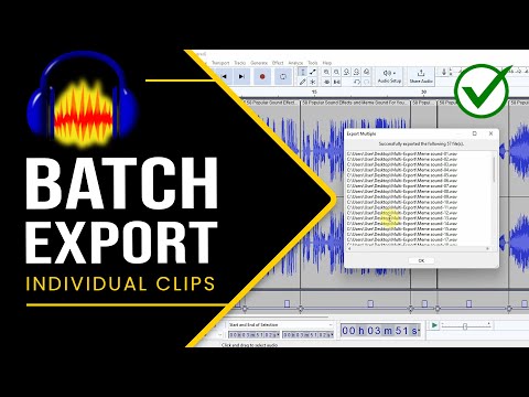 How to Split and Export Multiple Audio Clips at Once in Audacity |