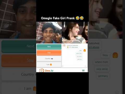 Omegle Fake Girl Prank video 😂😂😂 #omegle #ometv #prank #shorts #short #shortvideo #viral