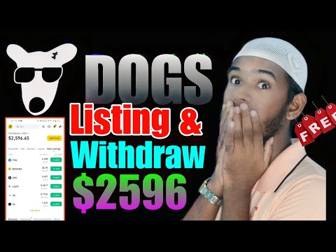 Dog’s Airdrop Listing Date 14 August | Dogs Price Update | Dogs Wallet Connect | Dogs Coin Mining