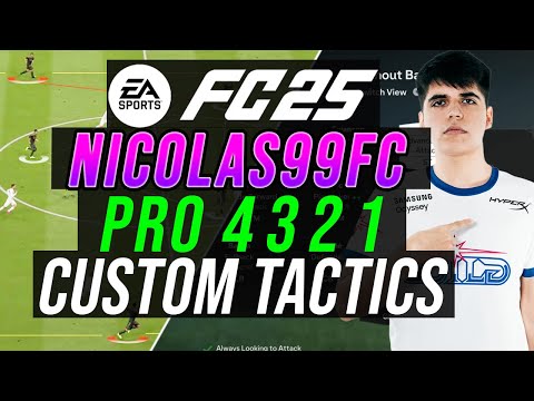 THE 4-3-2-1 META IS BACK?! PRO PLAYERS NICOLAS99FC META 4321 CUSTOM TACTICS - EA FC 25