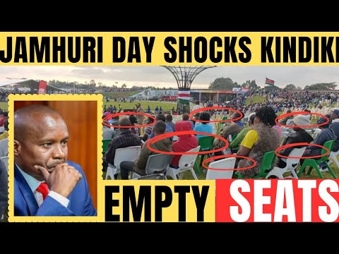 MORE KENYANS SKIP JAMHURI Event! Deputy KITHURE KINDIKI Shocked SEEING Empty SEATS at UHURU GARDEN