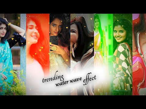 🔥🔥Trending water wave effect video editing/kinemaster video editing tutorial kannada😊