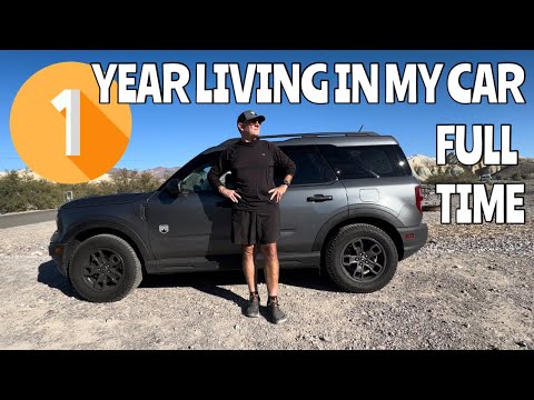 1 Year Living In My Car Full Time | Pro’s & Con’s