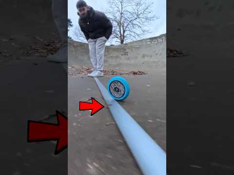 Closest Wins $1000 🤑      #scooter #skatepark #bike #challenge #fail #funny #comedy #money