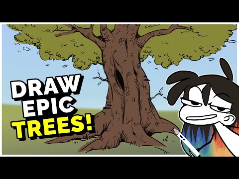 How to Illustrate TREES like a Pro in 15 Minutes!