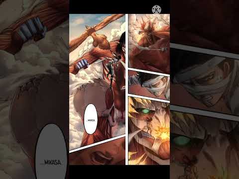 !Spoiler Alerts!                              Mikasa and Eren's final moment[Arcade]AOT ||Edit||