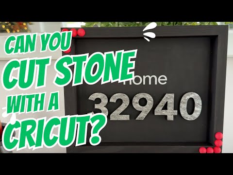 You Won't Believe How Easy it is to Cut STONE with a Cricut Maker 3