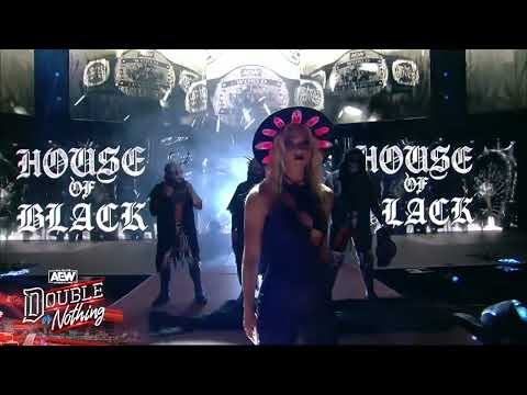 House of Black (w/Julia Hart) as AEW World Trios Champions entrance,AEW Double or Nothing,28/05/23