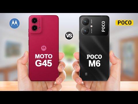 Moto G45 5g vs Poco M6 5g || Full Comparison