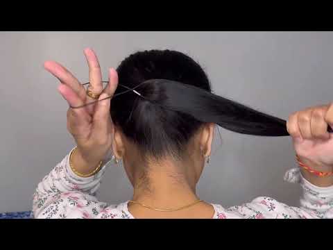 "Twist & Scrunch: Effortless Scrunchie Chic"  #hair #hairstyle #hairstyles