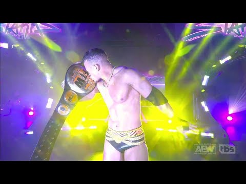 Ricky Starks Entrance as FTW Champion: AEW Dynamite Fight For The Fallen 2022