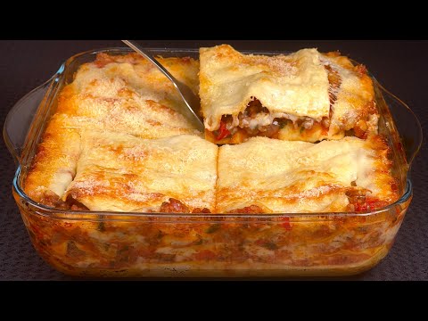 The Best Homemade Lasagna Recipe! It's so delicious that I make it almost every week❗