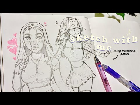 Sketch with me *chill* 🍥💕