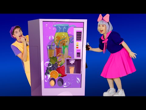 Colorful Juice Song | Juice Vending Machine Song & MORE | Kids Funny Songs