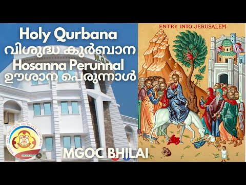 MGOC Bhilai | Morning Prayer & Holy Qurbana | 24th March 2024 | Hosanna Perunnal | ഊശാന പെരുന്നാൾ |