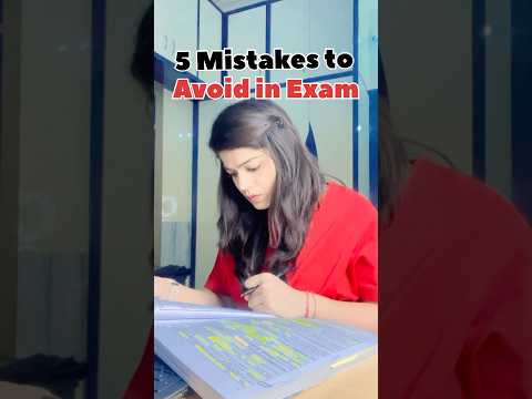 Study Tips 🎯5 Mistakes to Avoid in Exam 🎯📚Study Motivation 📖#ca #cs #cma #upsc  #studymotivation