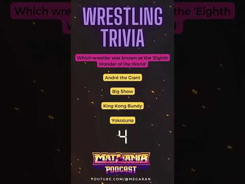 Today's Wrestling Trivia #shorts #trivia