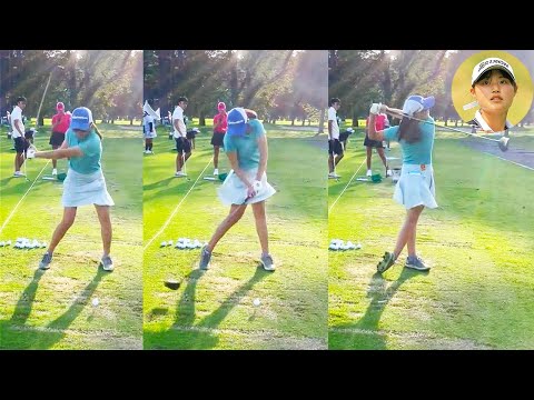 Saori Iijima 飯島早織 プロゴルファー DRIVER SHOT SLOW MOTION !!!