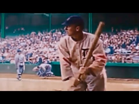 Ty Cobb’s Swing in 4K Color