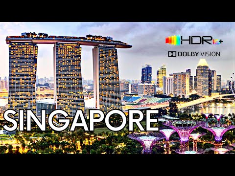 Singapore in 8K ULTRA HD HDR 60 FPS Video by Drone