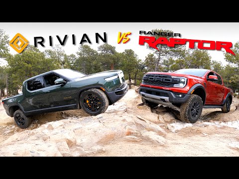 Ford Ranger Raptor vs. Rivian R1T vs. Razor Rocks: Which One's BETTER Off-Road?