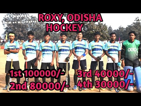 GANGPUR🔵   vs  BAJNIA 🟡// BEST HOCKEY TOURNAMENT 2024 // ROXY, ODISHA