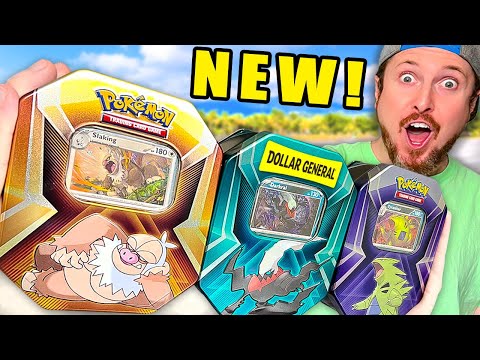 Weird NEW Dollar General Pokemon Card Tins = GREAT HITS!